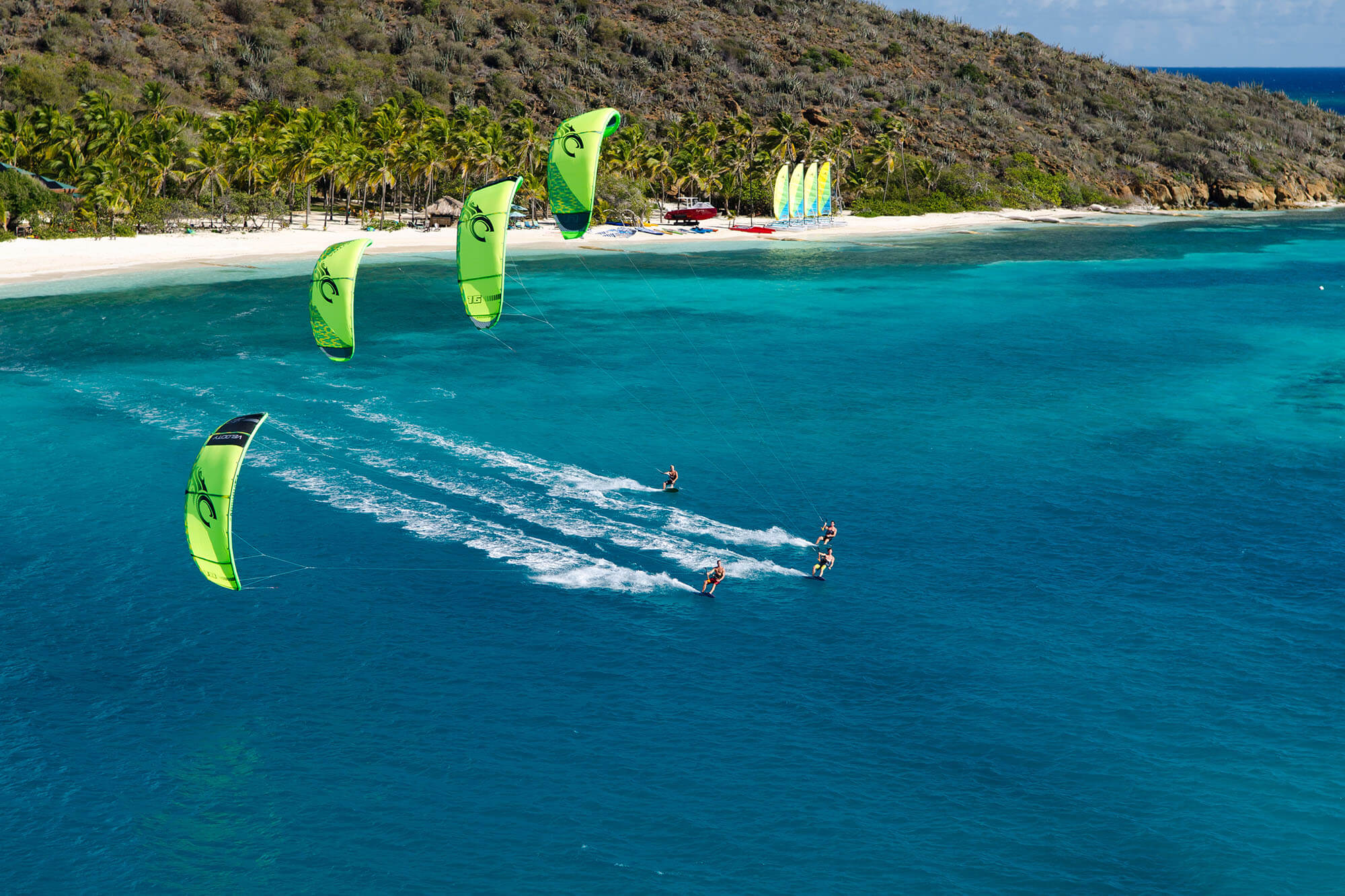 Tenderling Design Eustatia Island Kite Surfing
