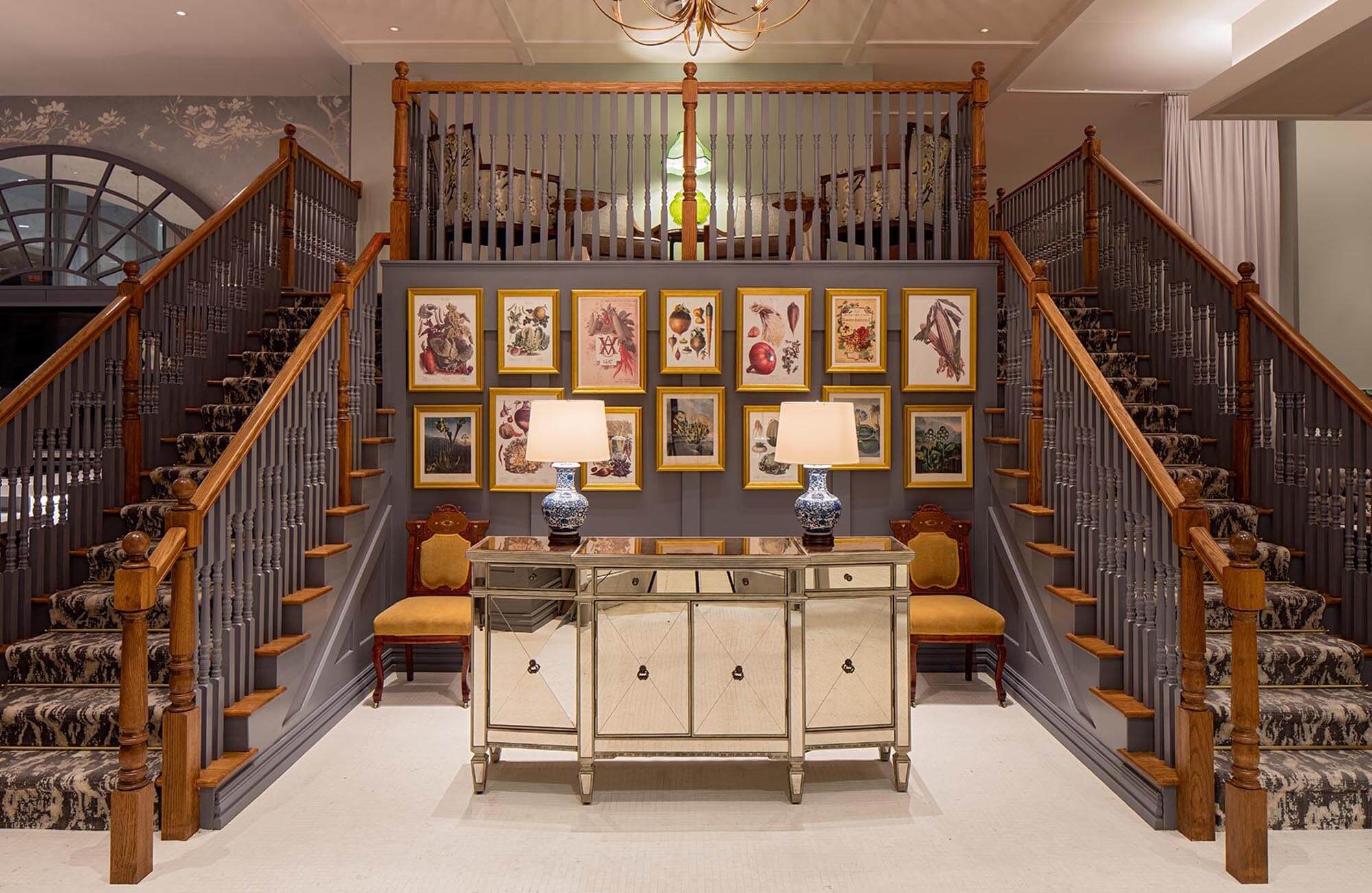 Tenderling Design Grayson Social Restaurant Interior Staircase