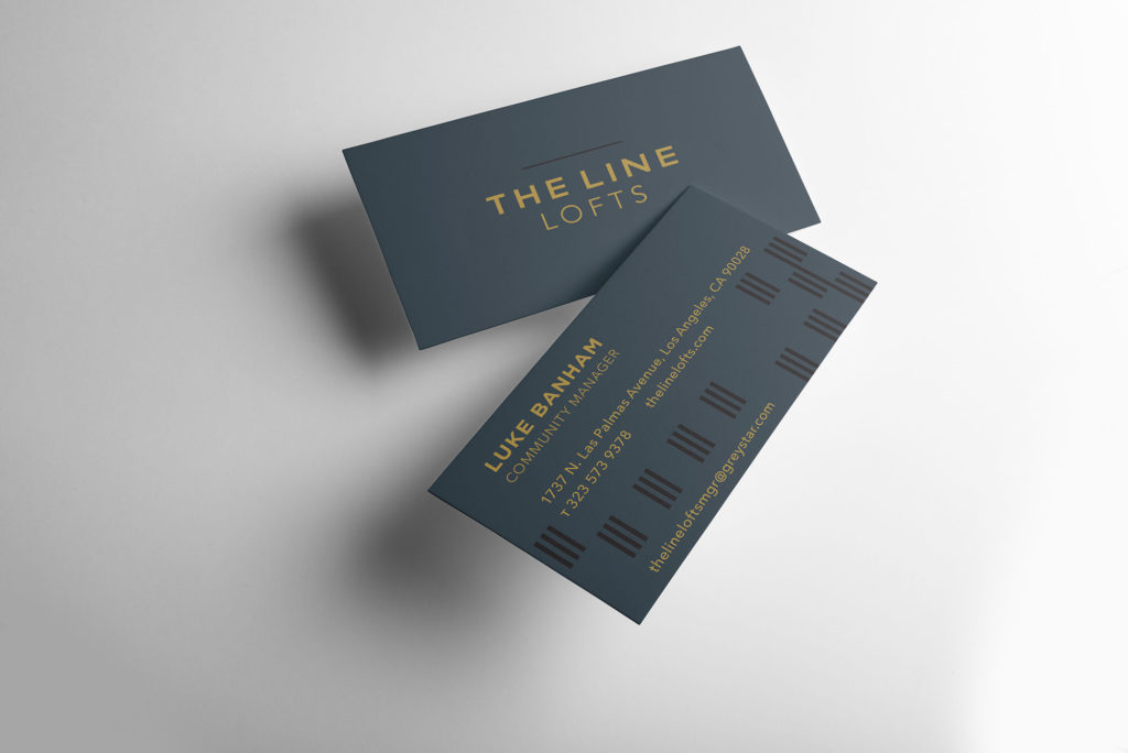 Tenderling Design Line Lofts Business Cards